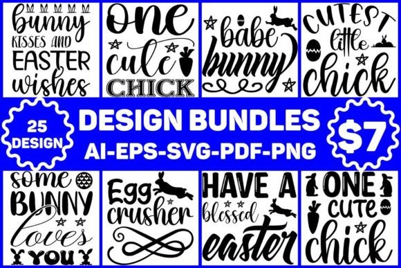 Easter Svg Design Bundle: Graphics and Crafts for Content Creation