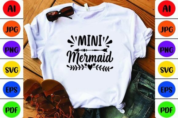 Mini Mermaid: Graphics for Crafts and Creative Businesses